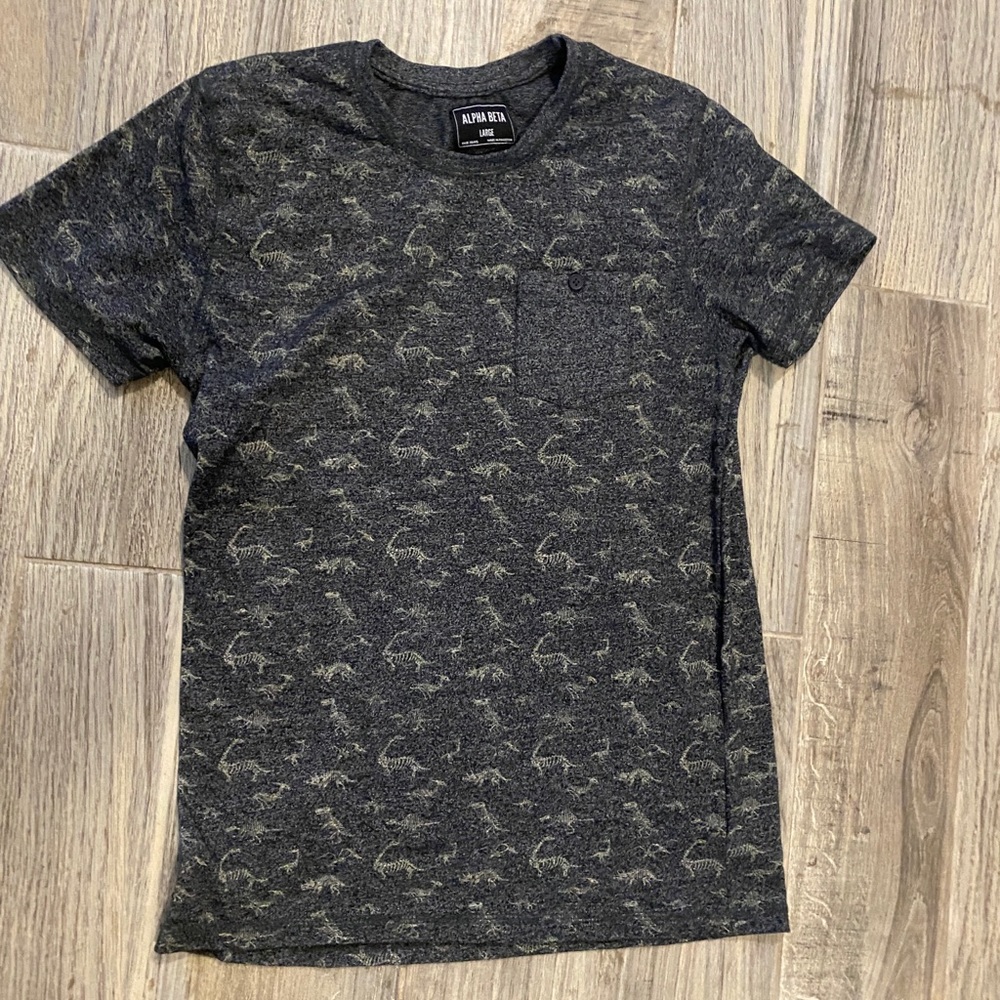 Dinosaur T-Shirt with Front Pocket